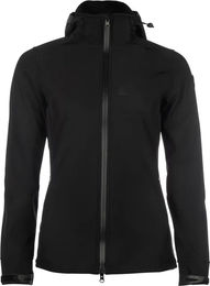 HKM Damen Softshell Reitjacke mit Kapuze und Fleece-Futter Schwarz XXL wasserabweisend – Bild 1 von 1