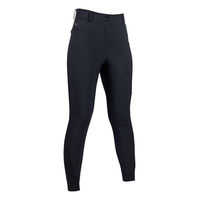 Produktbild von HKM Damen Winter-Reithose Keep Warm Style mit Fleece-Futter und Silikon-Vollbesatz Grau Größe 36