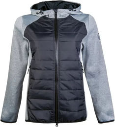 HKM Daunenjacke mit Kapuze für Damen in Grau Größe 2XS – Bild 1 von 1