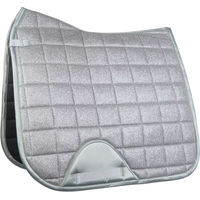 Produktbild von HKM Dressur Schabracke Glitter Mesh für Ponys in Grau Silber