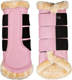 HKM Dressurgamaschen Comfort Premium für Shetty in Rosa aus Kunstleder – Bild 1 von 1