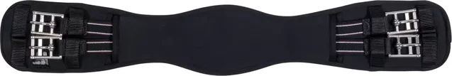 HKM Dressurreitgurt mit Memory Foam und Gummiband in Schwarz – Bild 1 von 1