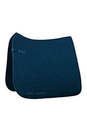 HKM Dressurschabracke Blau gesteppt aus Baumwollmix für Vollblut und Warmblut – Bild 1 von 1