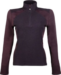HKM Duo Reitshirt Damen Langarm Winter Rot Größe L – Bild 1 von 1