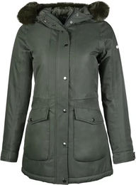 HKM Eaton Parka Damen Grün Waterproof mit Fleece Grösse XS – Bild 1 von 1
