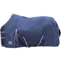 Produktbild von HKM Eco-Light Winter Weidedecke für Pferde in Blau mit 600D-Gewebe 155 cm
