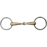 Produktbild von HKM Einfacher Zügel für Pferde aus Edelstahl in Silber