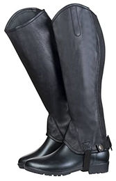 HKM Elastic Plain Reitstiefel Schwarz XL – Bild 1 von 1