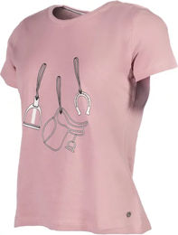 HKM Elements Damen T-Shirt aus Naturmaterial in Rosa Grösse XS – Bild 1 von 1