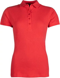 HKM Elisa Reitshirt Damen Rot Naturmaterial Größe S – Bild 1 von 1