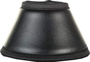 HKM Ella Gamaschen und Hufglocken aus Lederimitat Schwarz Größe L – Bild 1 von 1