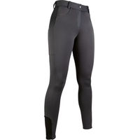 Produktbild von HKM Emma Reithose Damen Full Grip Dunkelgrau Größe 36