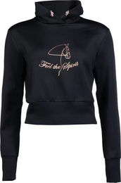 HKM Equestrian Damen Hoodie Rosegold Style Schwarz XL – Bild 1 von 1