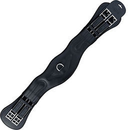Produktbild von HKM Euroriding Sattelgurt Alabama Natural Line Kurzgurt aus Kunstleder Schwarz 50 cm - 50 cm