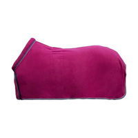 Produktbild von HKM Extra Style Abschwitzdecke mit Kragen für Pferde Bordeaux 145 cm