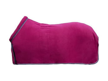 HKM Extra Style Abschwitzdecke mit Kragen für Pferde Bordeaux 155 cm – Bild 1 von 1