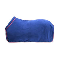 Produktbild von HKM Extra Style Abschwitzdecke mit Kragen für Pferde Dunkelblau 165 cm