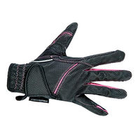 Produktbild von HKM Fashion Reithandschuhe aus Kunstleder Schwarz Rosa Unisex XXL