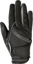 HKM Fashion Reithandschuhe aus Leder Schwarz Grau Unisex Größe L – Bild 1 von 4