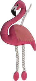 HKM Flamingo Pferdespielzeug aus Kunstleder in Pink – Bild 1 von 3