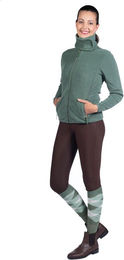 HKM Fleecejacke Basil Damen aus Polyester in Blau oder Grün Größe XL – Bild 1 von 8