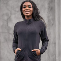 Produktbild von HKM Fleecejacke Knitti Damen Schwarz Größe M