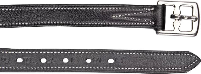 HKM Flexi Lederstränge Schwarz 2er Pack – Bild 1 von 1