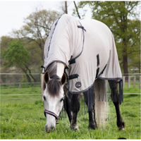 Produktbild von HKM Fliegendecke Fringes Style mit abnehmbarem Halsteil Silber Grau Größe 135