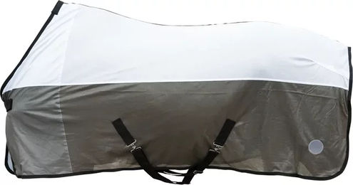 HKM Fliegendecke für Pferde Colourful Bunt Grau 155 cm – Bild 1 von 1