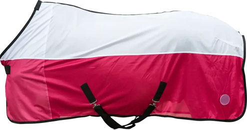 HKM Fliegendecke für Pferde Colourful Bunt Rosa 165 cm – Bild 1 von 1