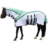Produktbild von HKM Fliegendecke Light aus Polyester in Grün Weiß