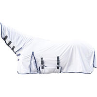 Produktbild von HKM Fliegendecke Lyon Pferdedecke mit festem Halsteil Weiß 165 cm