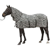 Produktbild von HKM Fliegendecke mit Halsteil und Bauchlatz Zebra XL