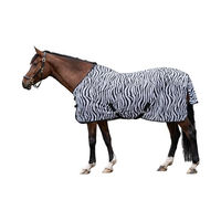 Produktbild von HKM Fliegendecke Zebra mit Kreuzgurt für Pferde 135