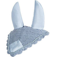 Produktbild von HKM Fliegenhaube aus Baumwolle mit Pony in Babyblau
