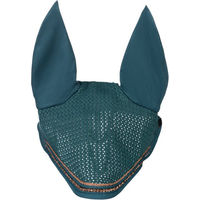 Produktbild von HKM Fliegenhaube Pony in Petrol und Rosegold Glamour Style