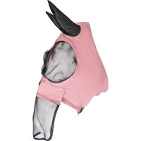 Produktbild von HKM Fliegenmaske für Pferde mit Nasenschutz in Rosa Größe L