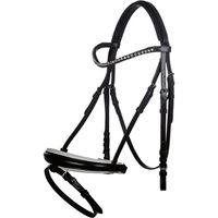 Produktbild von HKM Flora Trense Braun für Warmblut mit schwedischem Reithalfter
