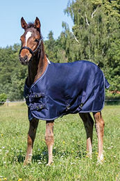 HKM Fohlendecke Professional mit Polarfleece in Dunkelblau – Bild 1 von 2