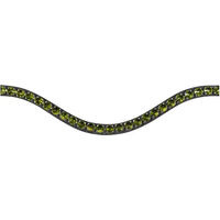 Produktbild von HKM Frontal Leder Pony Cherry Rot Grün