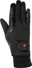 HKM Frosty Reithandschuhe aus Leder mit Thinsulate-Füllung Winterhandschuhe Unisex Schwarz – Bild 1 von 2