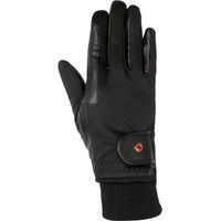 Produktbild von HKM Frosty Reithandschuhe aus Leder mit Thinsulate-Füllung Winterhandschuhe Unisex Schwarz