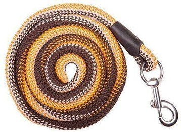 HKM Führstrick Aachen mit Karabinerhaken 1,80 m Orange/Braun – Bild 1 von 1
