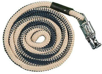 HKM Führstrick Aachen mit Panikhaken 1,80 m Dunkelblau/Beige – Bild 1 von 1