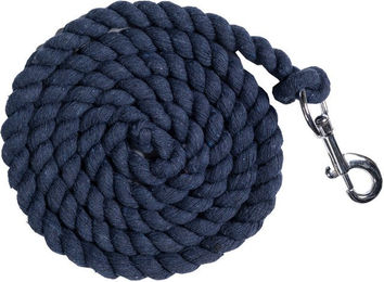 HKM Führstrick Cotton aus Baumwolle mit Karabinerhaken Dunkelblau 180 cm – Bild 1 von 1