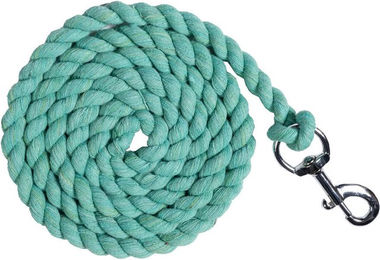 HKM Führstrick Cotton aus Baumwolle mit Karabinerhaken Mint 180cm – Bild 1 von 1