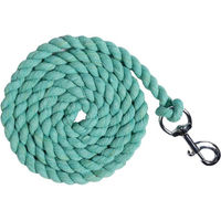 Produktbild von HKM Führstrick Cotton aus Baumwolle mit Karabinerhaken Mint 180cm
