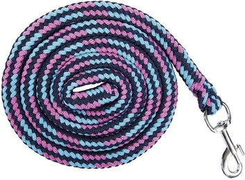HKM Funny Horses Longierseil mit Karabinerhaken in Blau oder Bunt – Bild 1 von 1