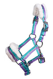 HKM Funny Horses Shetty Halfter aus Fleece in verschiedenen Farben – Bild 1 von 2