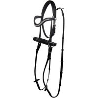 Produktbild von HKM Funny Horses Shetty Trense aus Leder schwarz silber